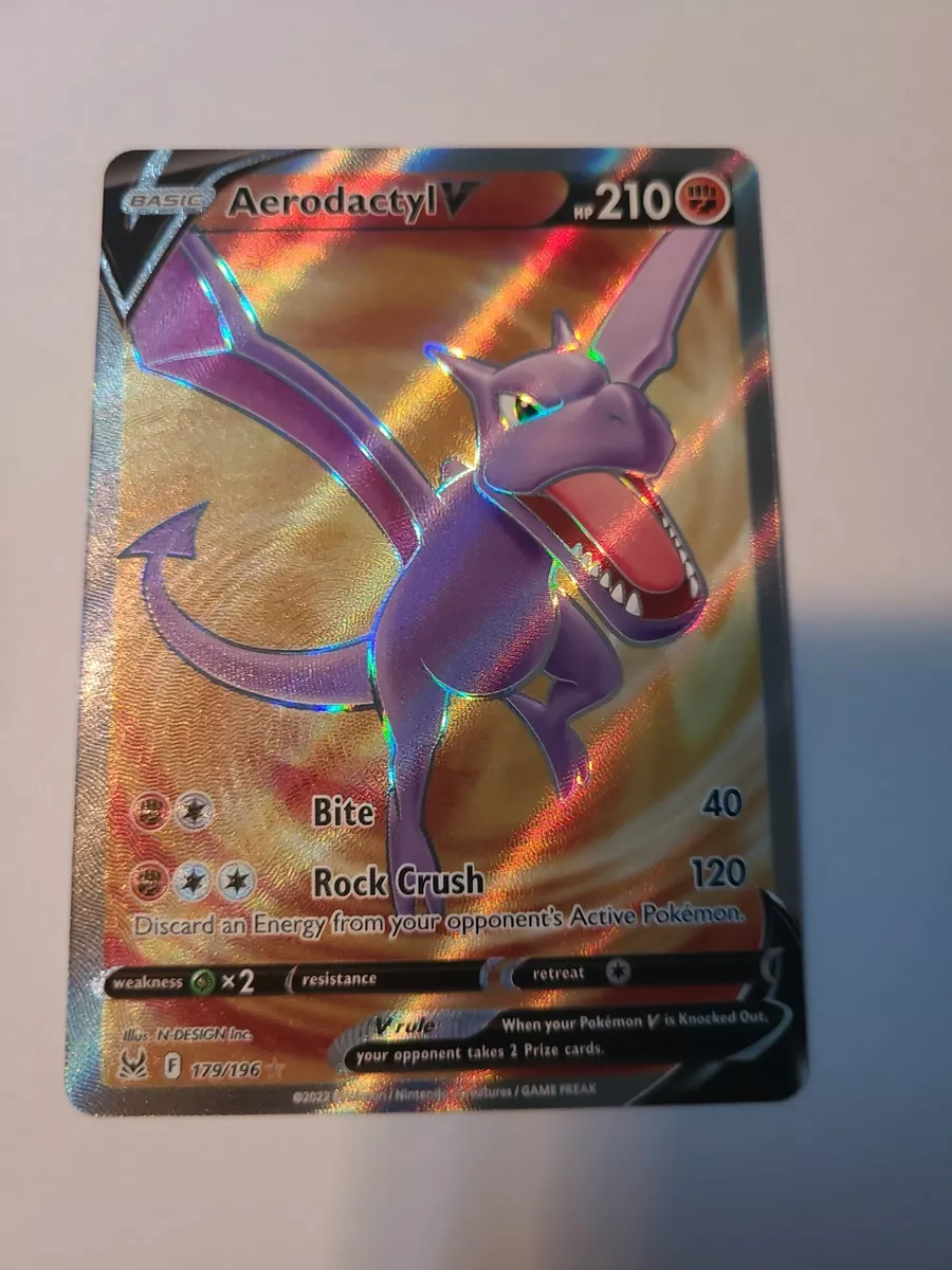 Aerodactyl V - 179/196 - Full Art Ultra Rare