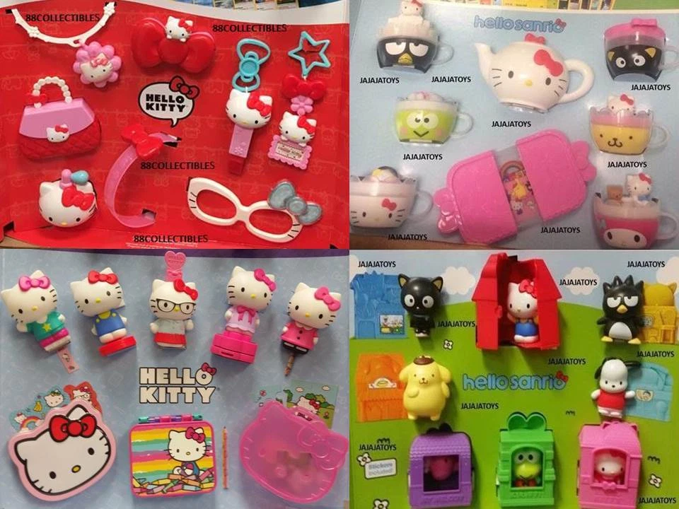 Mcdonalds HELLO KITTY 2019 2018 2015 HELLO SANRIO 2017 2016