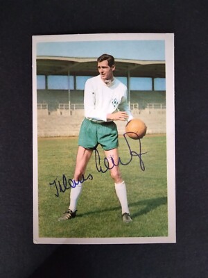 Klaus Lambertz Werder Bremen Bergmann 1966/67 #103 orig. handsigniert ungeklebt