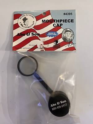 ABE & SON NATURAL ELK SOUNDS REPLACEMENT MOUTHPIECE CAP FOR ELK CALLS & BUGLES