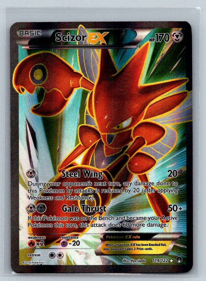 Scizor EX 119/122 LP BREAKpoint Pokemon Holo