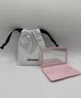 NEW GLOSSIER Pink Mini Laptop Mirror + Dust Bag Pink - SOLD OUT ONLINE !