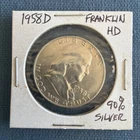 1958-D 50C Franklin Half Dollar