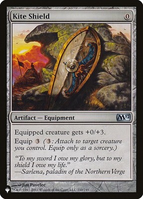 [MTG] Kite Shield (M12-210) (PLST) NM