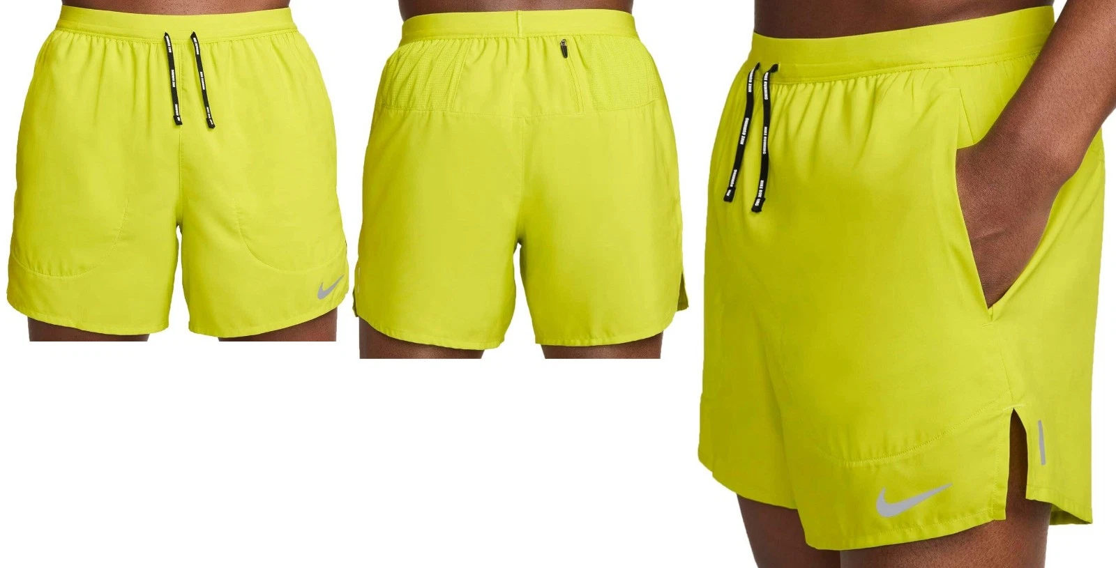 NIKE Stride Dri-FIT 5" Brief-Lined Running Shorts - CJ5453-308 - MEN L large