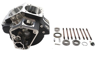 Evolution Ultima Engine Case Set Black for Harley-Davidson