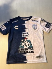 Pachuca Home Blue/White Soccer Football Shirt Jersey Charly Mexico 4-5 Yrs XS ⚽️