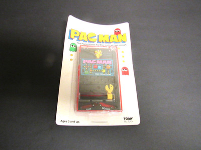 1982 Tomy Pac-Man Pocket Pinball Handheld Game Old Stock LOOK