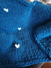 Handmade Chunky Knit Throw Blanket