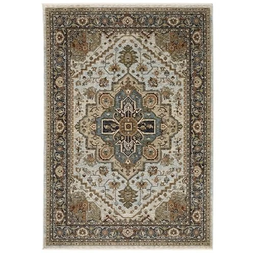 Aberdeen 1144W 3Ft3In X 5Ft Beigeby Sky Blue Indoor Area Rug - Picture 1 of 2