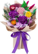 Forever Flowers Gifts for Her, Valentines Day Preserved Flowers Bouquet Birth...
