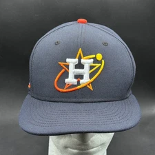 Houston Astros Hat New Era 9FIFTY Snapback Men's Navy Orange Logo