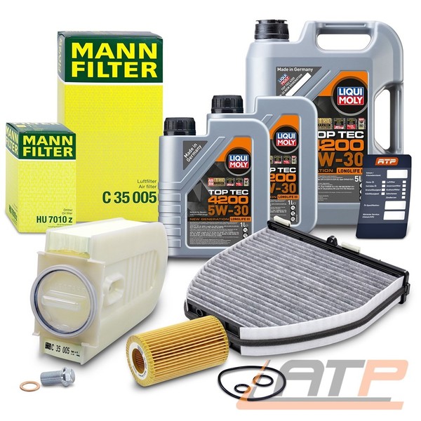 Inspektionspaket A FÜR Mercedes C E-KLASSE W204 S204 C204 W212 X204 CLS GLK CDI-image