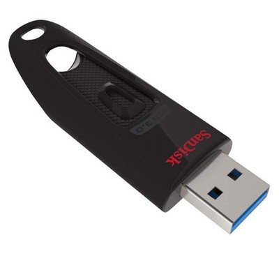 SanDisk Cruzer Ultra USB 3.0 Stick 64GB Speicherstick schwarz