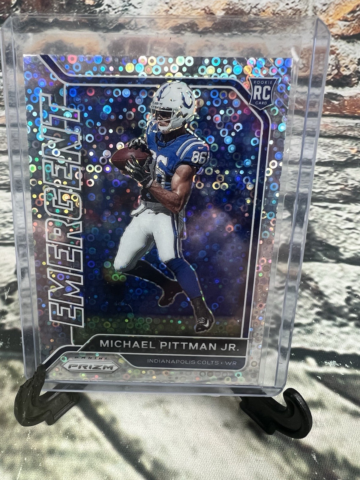 2020 Panini Prizm - Emergent No Huddle Disco #14 Michael Pittman Jr. (RC)