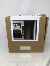 Room Divider Curtain Grey Total Blackout Privacy Panel  Track Bending