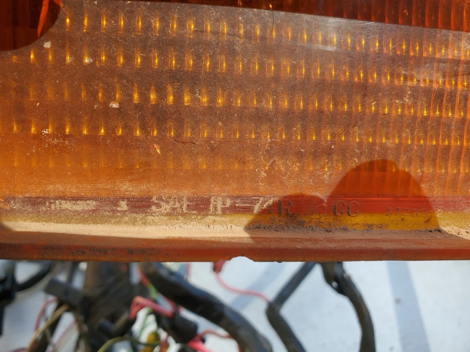 Cuadro de instrumentos Plymouth Satellite 440 Patrol Car Cert 1974 con cableado completo Foto 2 de 4