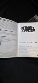 Star Wars: Rebel Assault (Sega CD, 1993) With Manual, CIB. Read