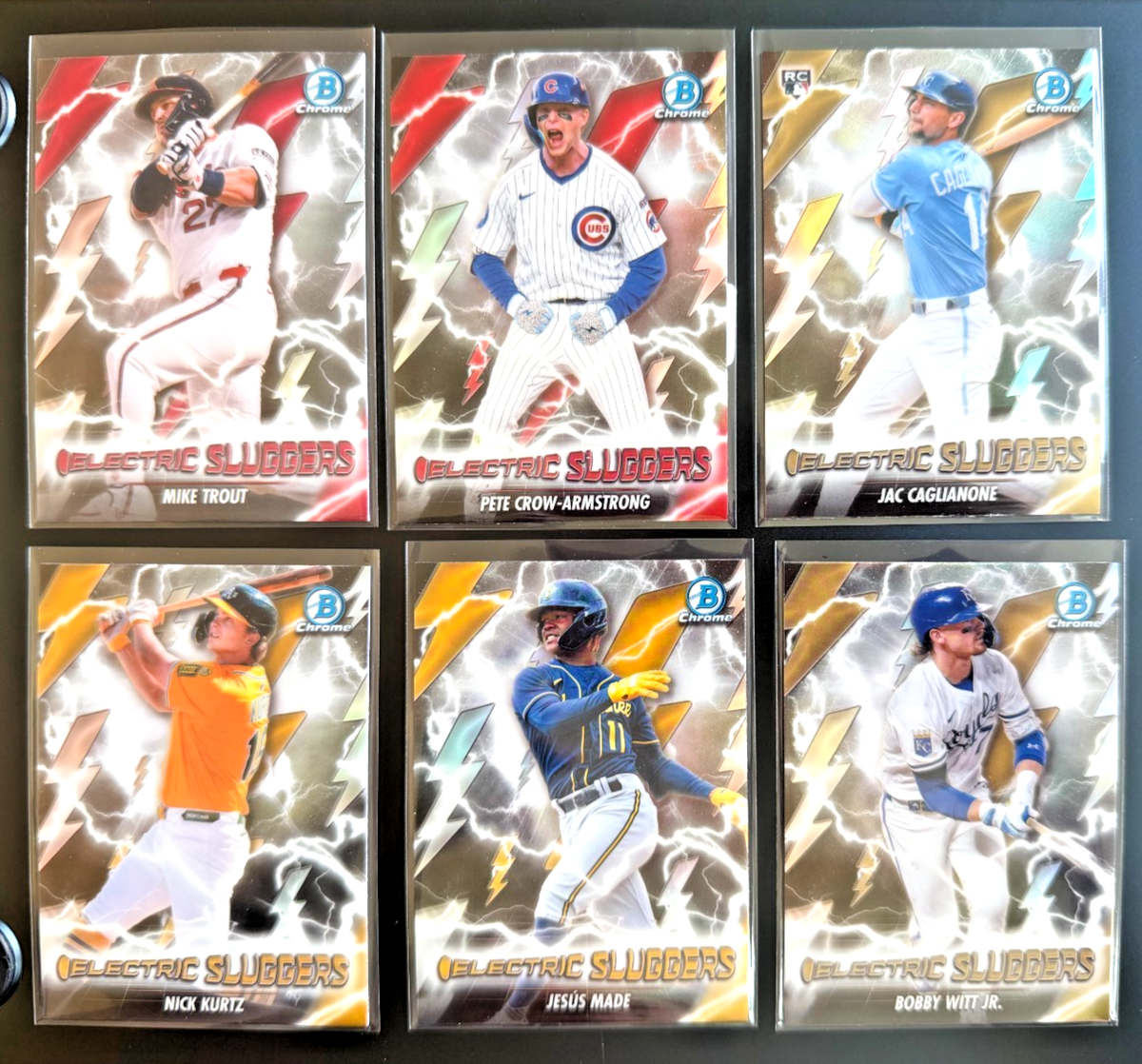 2026 Bowman Chrome ELECTRIC SLUGGERS Insert - Pick your Card 