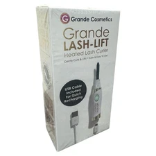 Grande Cosmetics LASH-LIFT Heated Lash Curler Long Lasting W/USB Cord SEALED NEW