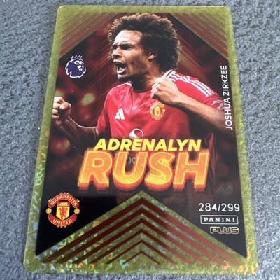 Panini Adrenalyn Plus - /299 JOSHUA ZIRKZEE - Adrenalyn Rush - GELB