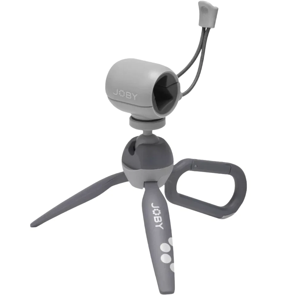 JOBY HandyPod Clip Tripod Phone Mount Foldable Tabletop Grey Vlogging Camera - Image 3 of 4