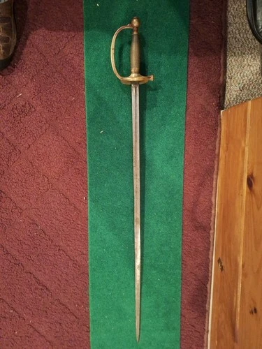 Vintage Sword Model 1840 NCO Sword Civil War? NO I.D. MARKINGS As Found