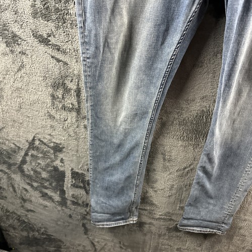 Pretty Green Jeans Erwood Slim Fit Light Blue Denim Tapered Mens Size W38 L32 - Picture 4 of 16
