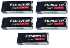Staedtler Large Exam Dust Free Pencil Eraser 526 E20 Pack of 5 Erasers
