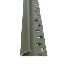 1 X FT01BC Chrome Effect Floor Carpet End Nap Trim Strip 900mm 90cm X 30mm 3cm