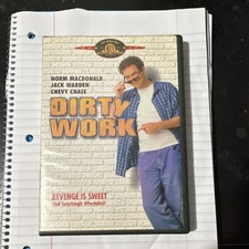 Dirty Work Comedy DVD, Norm Macdonald, Chevy Chase, Bob Saget, MGM, 1998