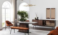 Essgruppe Esszimmer Esstisch Tisch StüHle Set 7Tlg Holz Braun Neu