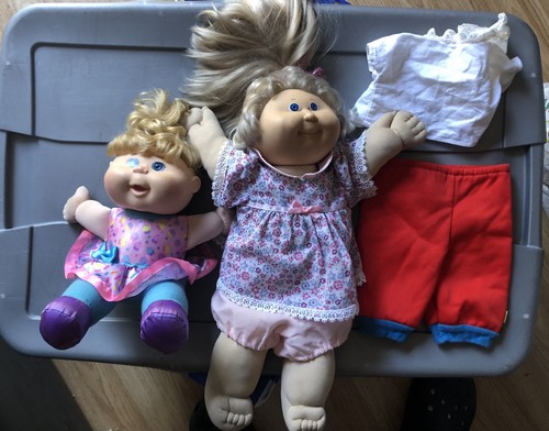 Lot Of 2 Garbage Pail Kids Play Dolls