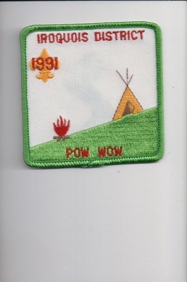 1991 Iroquois District Pow Wow patch