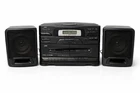 JVC PC-X105 Vintage Boombox Stereo System Dual Cassette Strong Bass Tested READ
