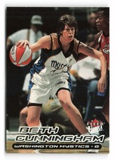 2000 Ultra WNBA #113 Beth Cunningham Rookie Washington Mystics RC