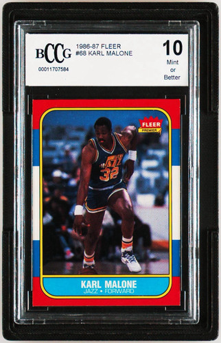 1986-87 Fleer - #68 Karl Malone (RC)