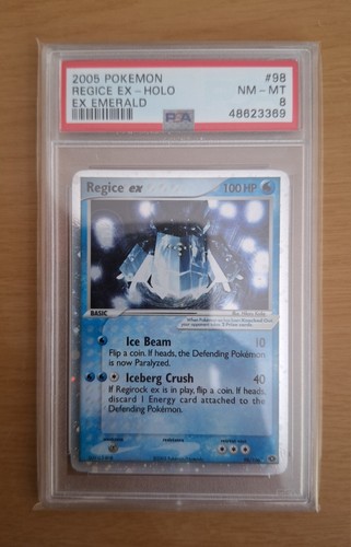 Regice ex graded PSA 8 for sale on eBay