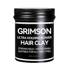 Hair Clay for Men - Strong Hold, Matte Finish, Ideal for All Hair Types  Styles