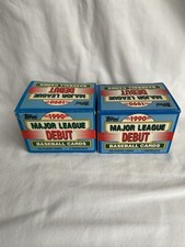 1990 Topps Major League Debut Baseball Card Set New Boxes Lot Of 2 MLB