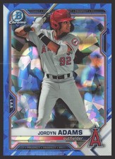 2021 Bowman Draft Sapphire Edition #BDC-32 Jordyn Adams