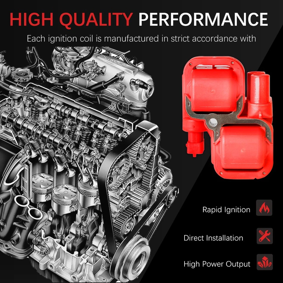 High Performance 12 Ignition Coils Pack For Mercedes-Benz SL55 AMG 5.5L 6.0L V12 - Image 2 of 4