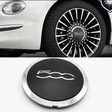 4 BORCHIE RUOTA FIAT 500 500L 135mm LOGO STEMMA PER CERCHIO IN LEGA