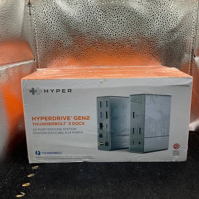  Hyper - HyperDrive GEN2 Thunderbolt 3 14 PORT docking station SEALED