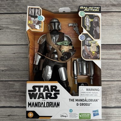 NEW Star Wars The Mandalorian & Grogu Figure 12  Talking Action Figure