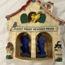 Collectible Walt Disney 1950s Mickey Mouse Weather House- With Instructions