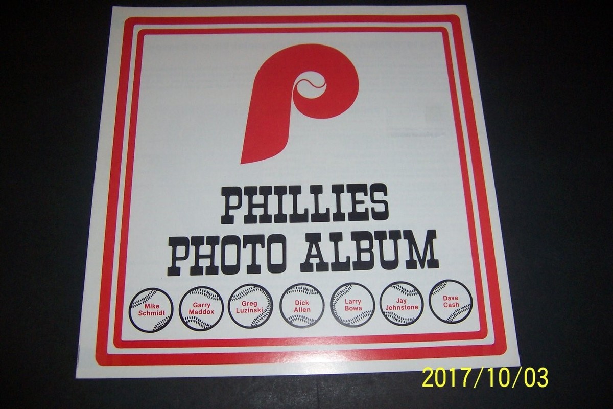 1975 PHILADELPHIA PHILLIES Photo Album SCHMIDT Cash BOWA