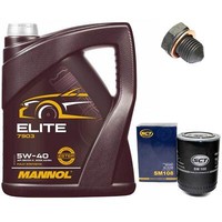 MotoröL Set 5W40 5 Liter + ÖLfilter + Schraube FüR Audi Seat VW Polo Passat 1.9