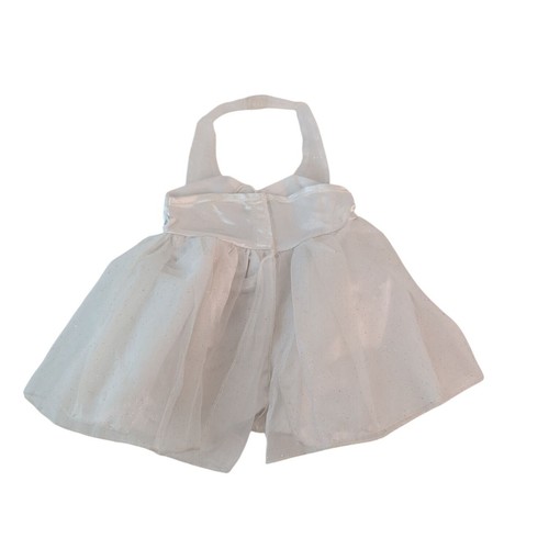 Build-A-Bear Kleidung weiß Brautkleid Schleier & silberne Schuhe Outfit BABW - Bild 3 von 10