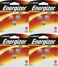 4 x 3 Packs Energizer Silver Oxide 357/303 12 Batteries